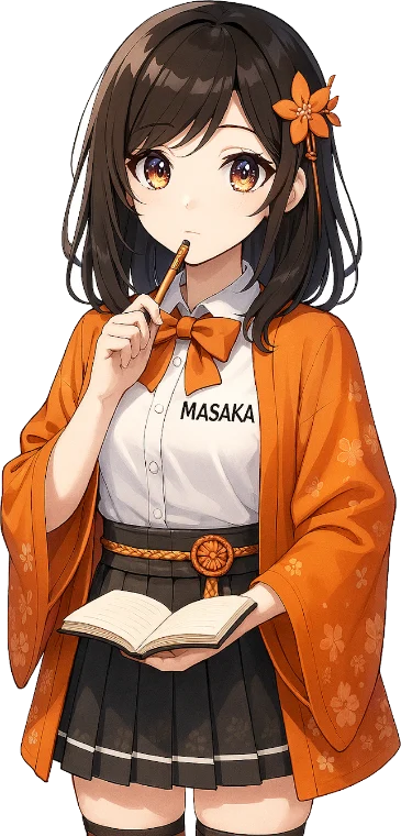 Masa-chan mencatat jadwal